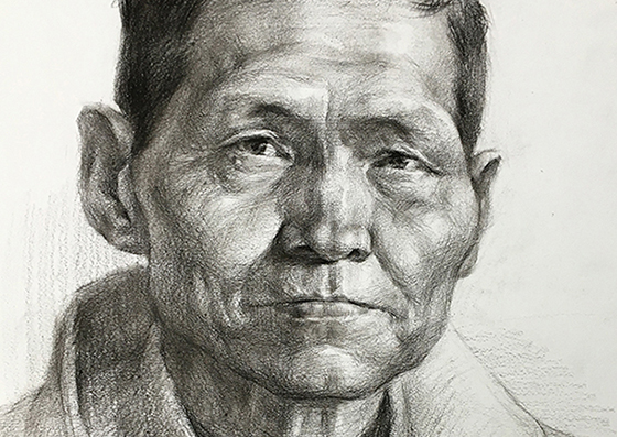 艺佰画室素描头像作品